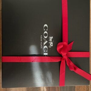 Coach May Shoulder Bag w/ Snakeskin Detail